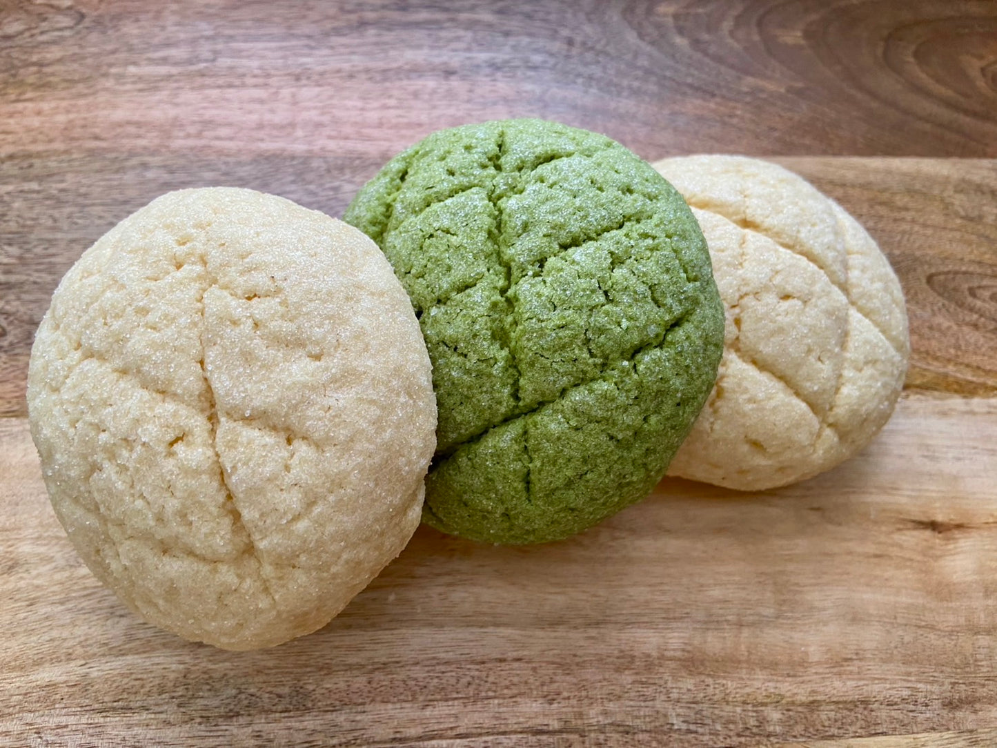 (L)Regular & Matcha Melon Pan 3pcs